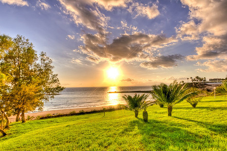 Sunset in Playa de Las Americas, Tenerife