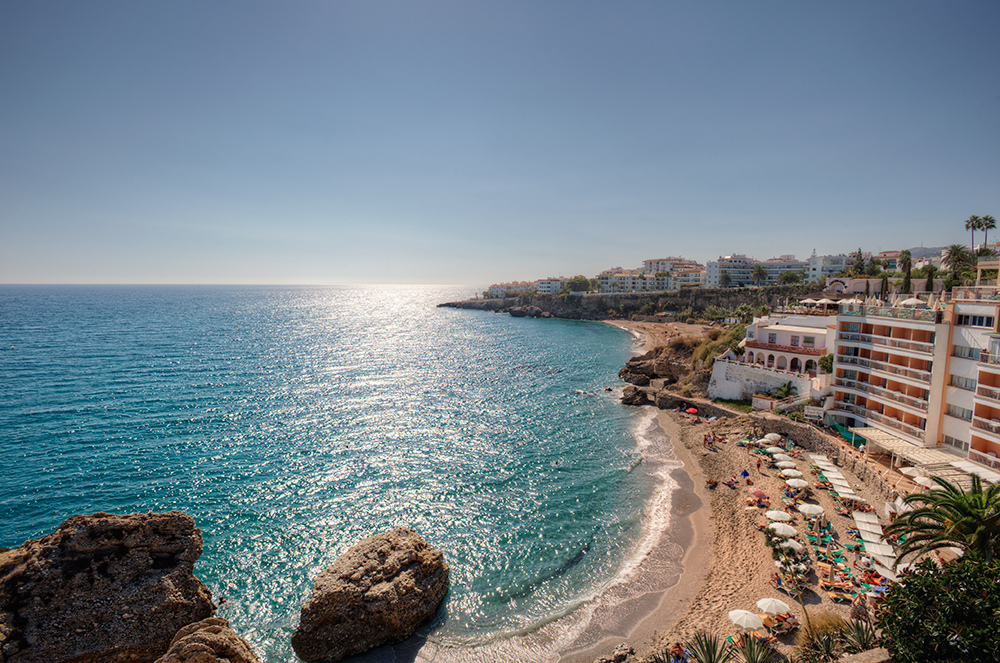 Playa de la Caletilla, Nerja (M¡laga, Spain)