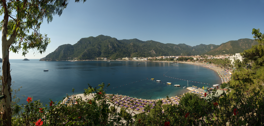 view over icmeler bay